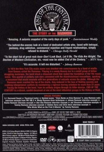 End of the Century: The Story of The Ramones - DVD (Used)