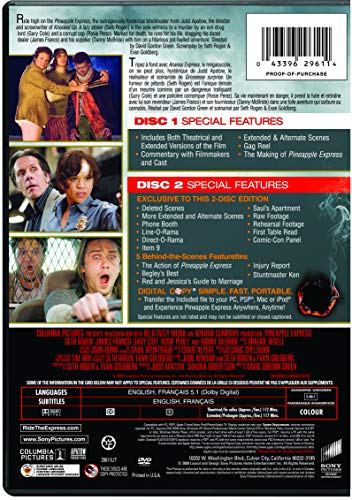 Pineapple Express (Unrated, Bilingual, 2 discs) - DVD