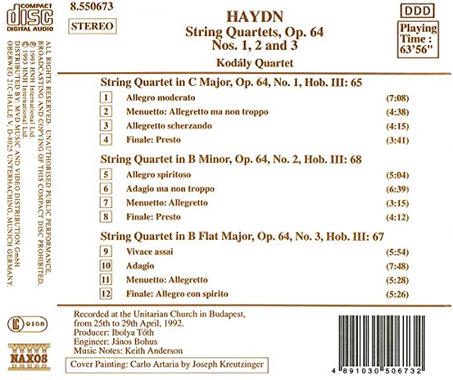 Streichquartette Op.64,1-