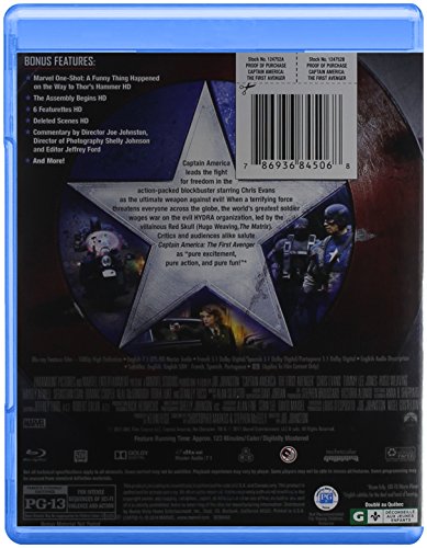 Captain America: The First Avenger [Blu-ray] (Bilingual)