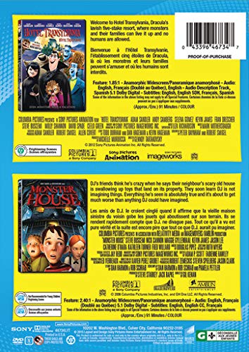 Hotel Transylvania + Monster House - DVD