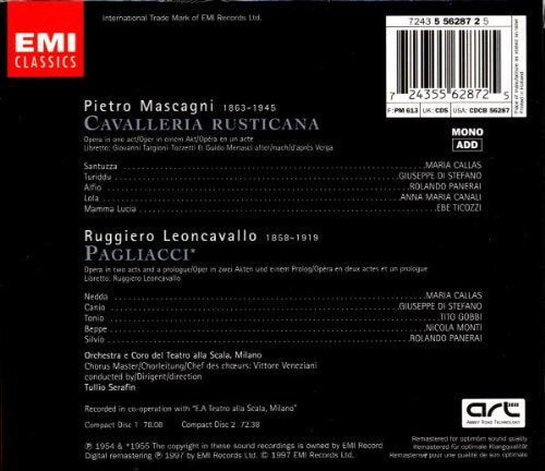 Mascagni/Leoncavallo: Cav & Pa