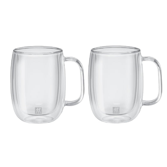ZWILLING Sorrento Plus 2 Piece Insulated Double-Wall Borosilicate Glass Coffee Mug - 355 ml 🍁 All In One Marketplace Canada