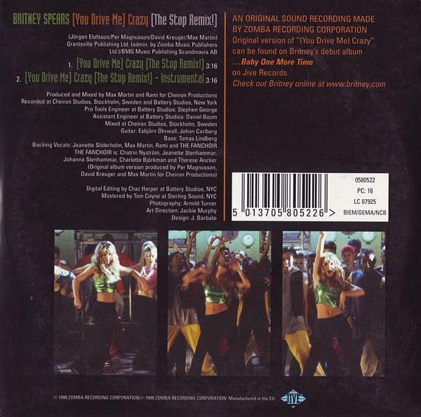 Britney Spears (You drive me) crazy (The stop remix)