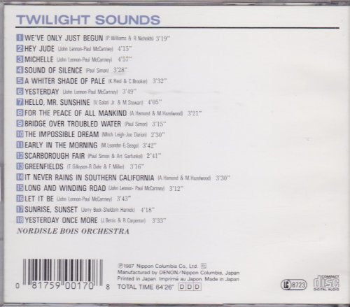 Twilight Sounds [Audio CD] Nordisle Bois Orchestra
