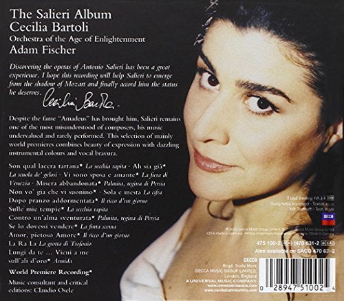 Cecilia Bartoli / The Salieri Album - CD (Used)