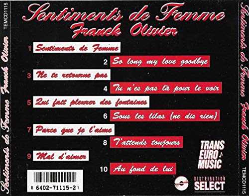 Franck Olivier / sentiments de femme - CD (Used)
