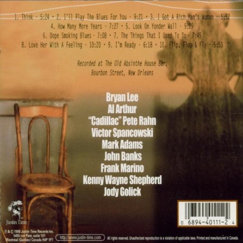 Lee Bryan / Live At The Old Absinthe House - CD (used)