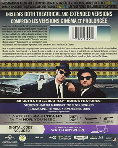 The Blues Brothers - 4K/Blu-Ray