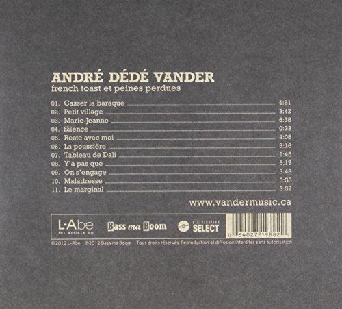 André Dédé Vander / French toast et peines perdues - CD (Used)