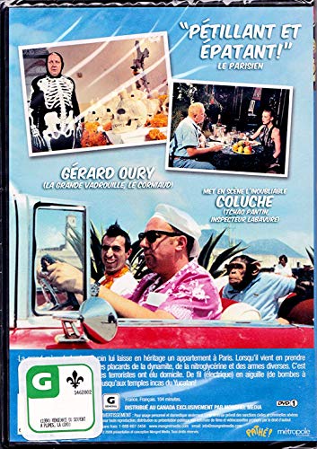Coluche : La Vengeance du Serpent à Plumes (Only French Version With No English Options) 1984 (Cover French) Régie au Québec