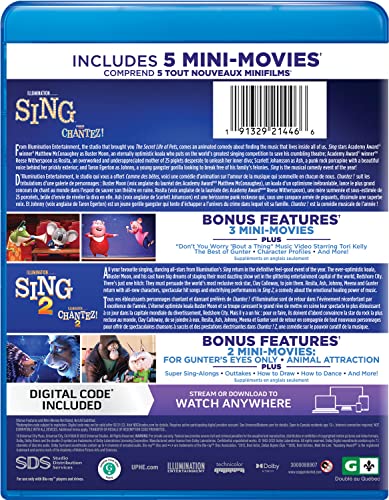 Sing / Sing 2 Collection - Blu-Ray