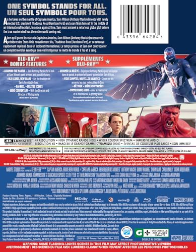 Captain America: Brave New World: Limited Steelbook - 4K/Blu-Ray