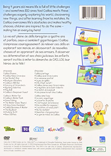 Caillous Water Fun / Caillou aime leau (Bilingual) - DVD (Used)