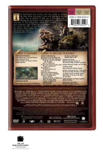 Lord of the Rings: The Two Towers (DVD) (WS) [Import]