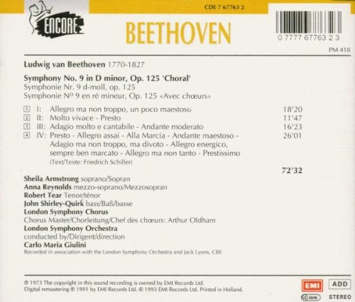Symphony 9 " Choral "