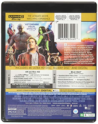 Guardians of the Galaxy: Vol. 2 - 4K/Blu-Ray