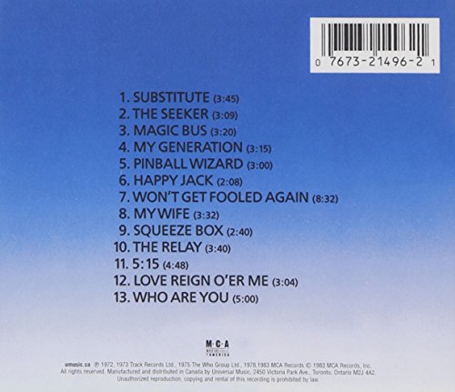 Who / Greatest Hits - CD (Used)