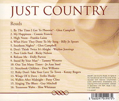 JUST COUNTRY ROADS