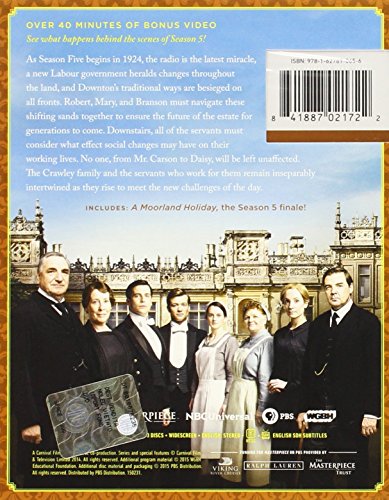 Masterpiece: Downton Abbey Season 5 (U.K. Edition) [Blu-ray]