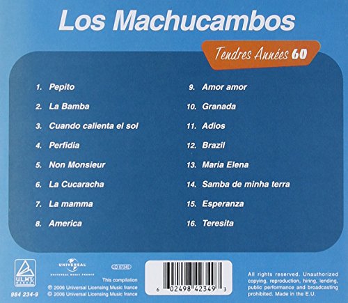 Los Machucambos / Tendres Annees 60 - CD