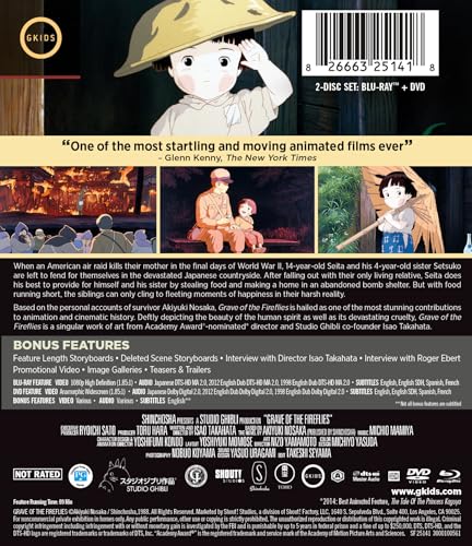 Grave of the Fireflies - Blu-Ray/DVD