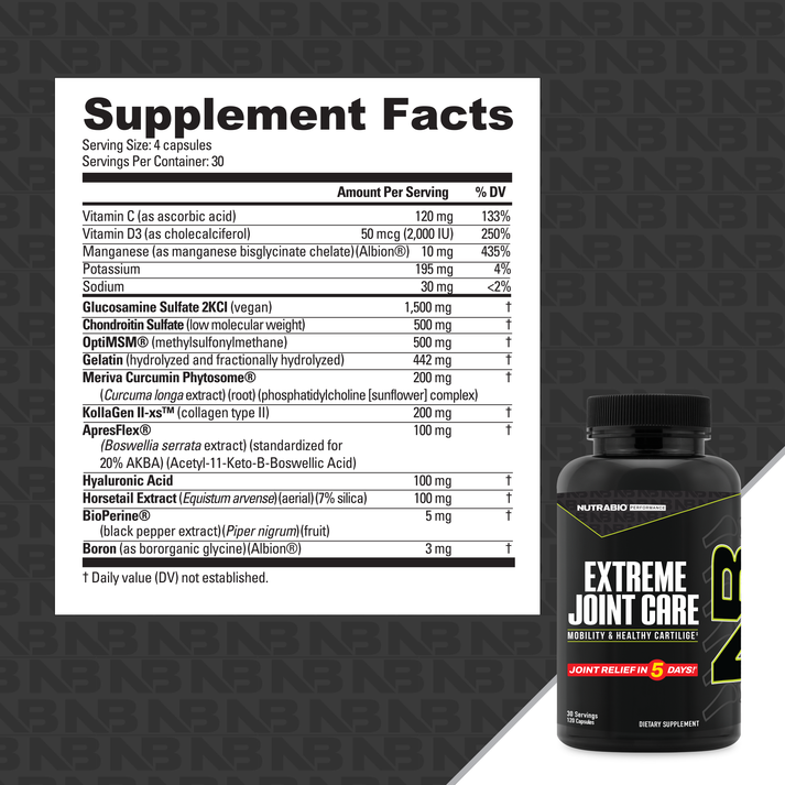 NutraBio Extreme Joint Care