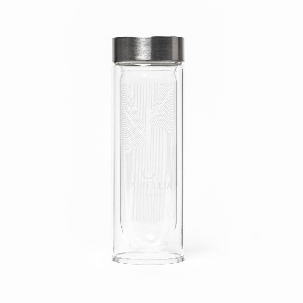 Bouteille à thé en verre