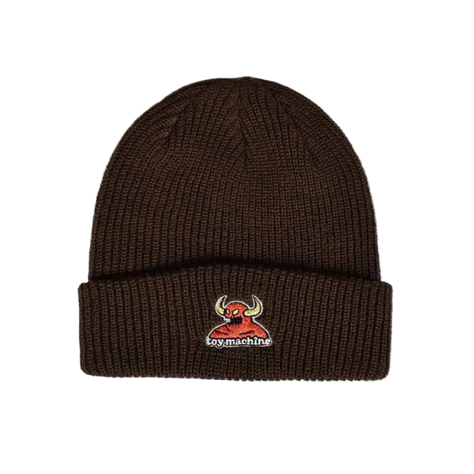 Toy Machine 'Monster' Beanie - Brown