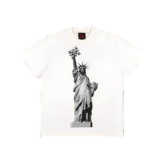 Disorder Skateboards 'State Of Chaos' Tee - Off White