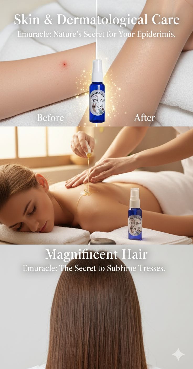 Huile d'émeu 100 % pure — Triple raffinée, spray de 30 ml | Emuracle
