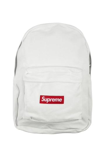 Supreme Canvas Backpack - White