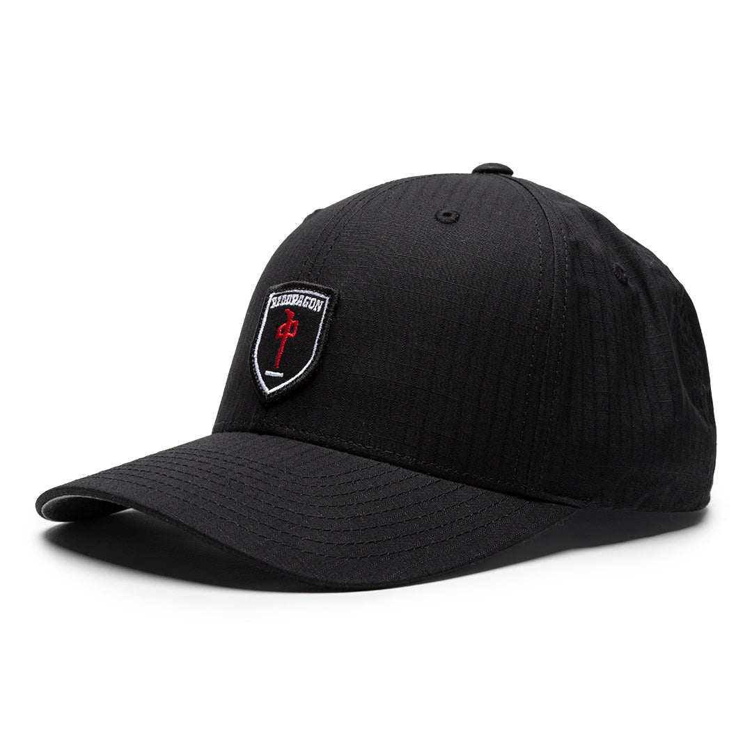 Red Dragon 'Underscore Patch' Flexfit Cap - Black