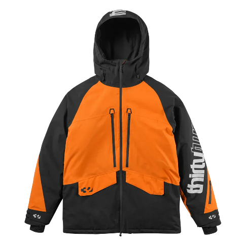 ThirtyTwo 'Lashed' Insulated Jacket - Black/Orange