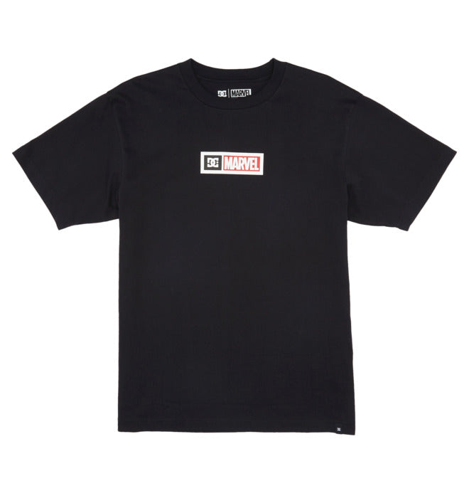 DC Shoes x Marvel 'Deadpool Box Logo' Tee - Black