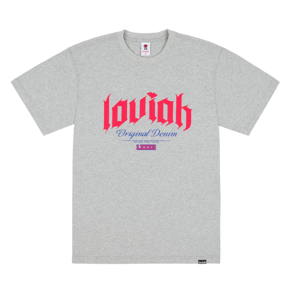 Loviah 'Original Denim' Tee - Heather Grey
