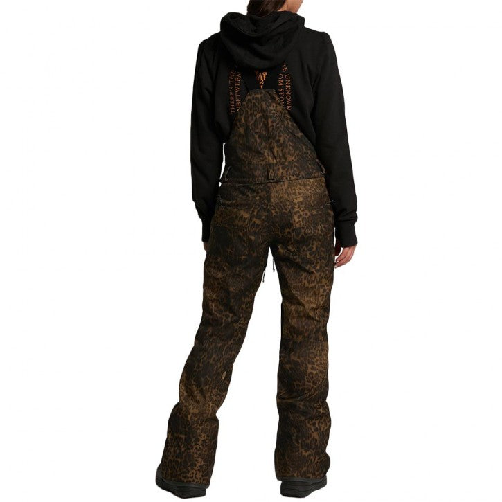 Volcom 'Swift' BIB Overall - Leopard (Women’s)