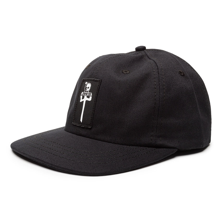 Red Dragon x Skull Skated CDN 'Unstructured' Snapback Swayed Cap - Black