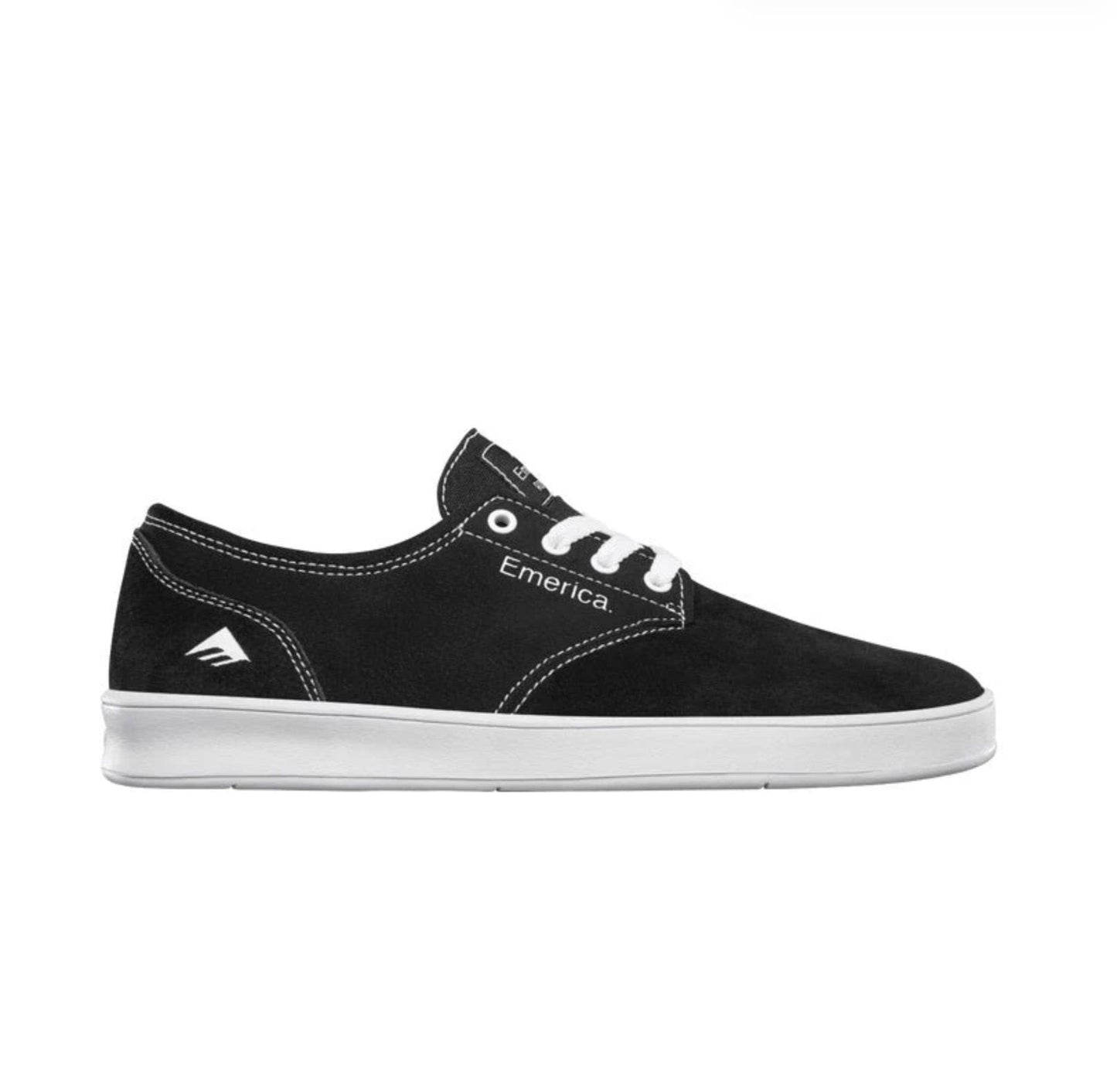 Emerica 'The Romeo Laced' Shoes - Black/White/Black