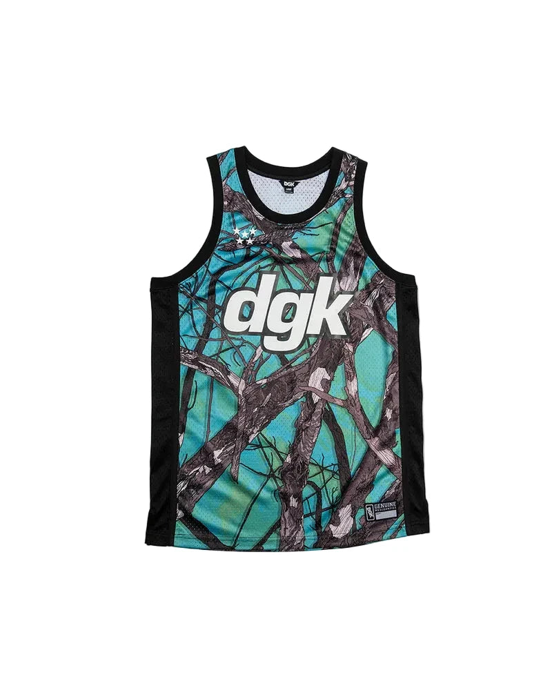 DGK 'Timber' Basketball Jersey - Tree Camo