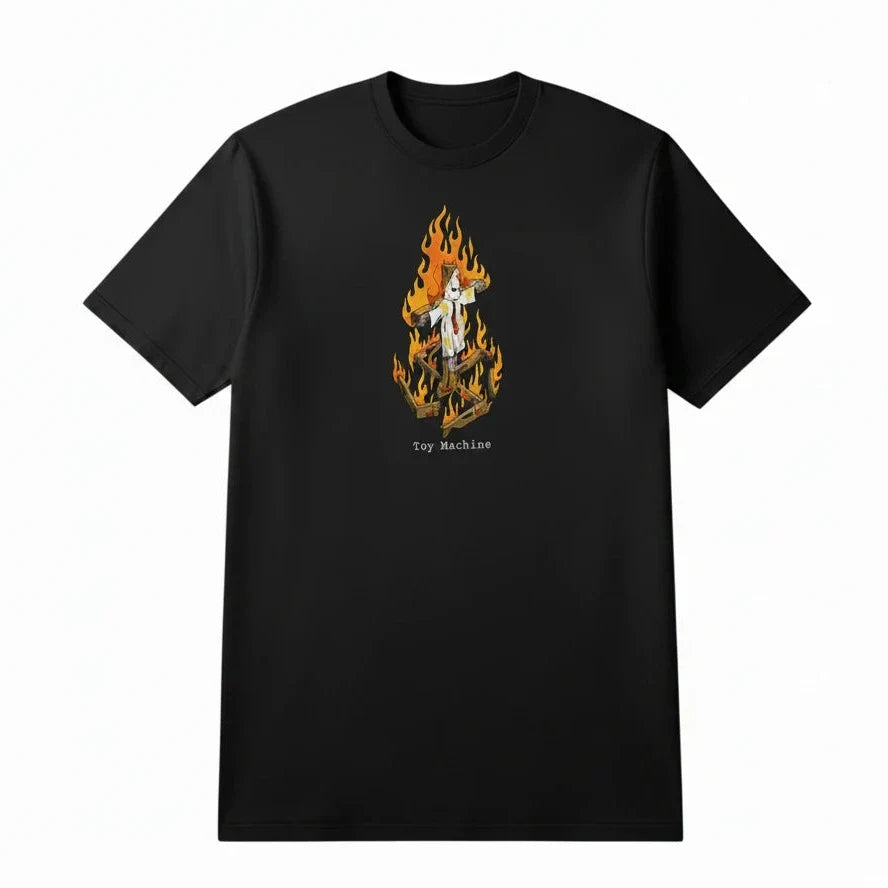 Toy Machine x Ed Templeton 'Charred Cross' Tee - Black
