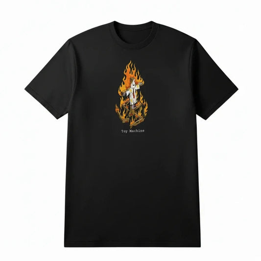 Toy Machine x Ed Templeton 'Charred Cross' Tee - Black