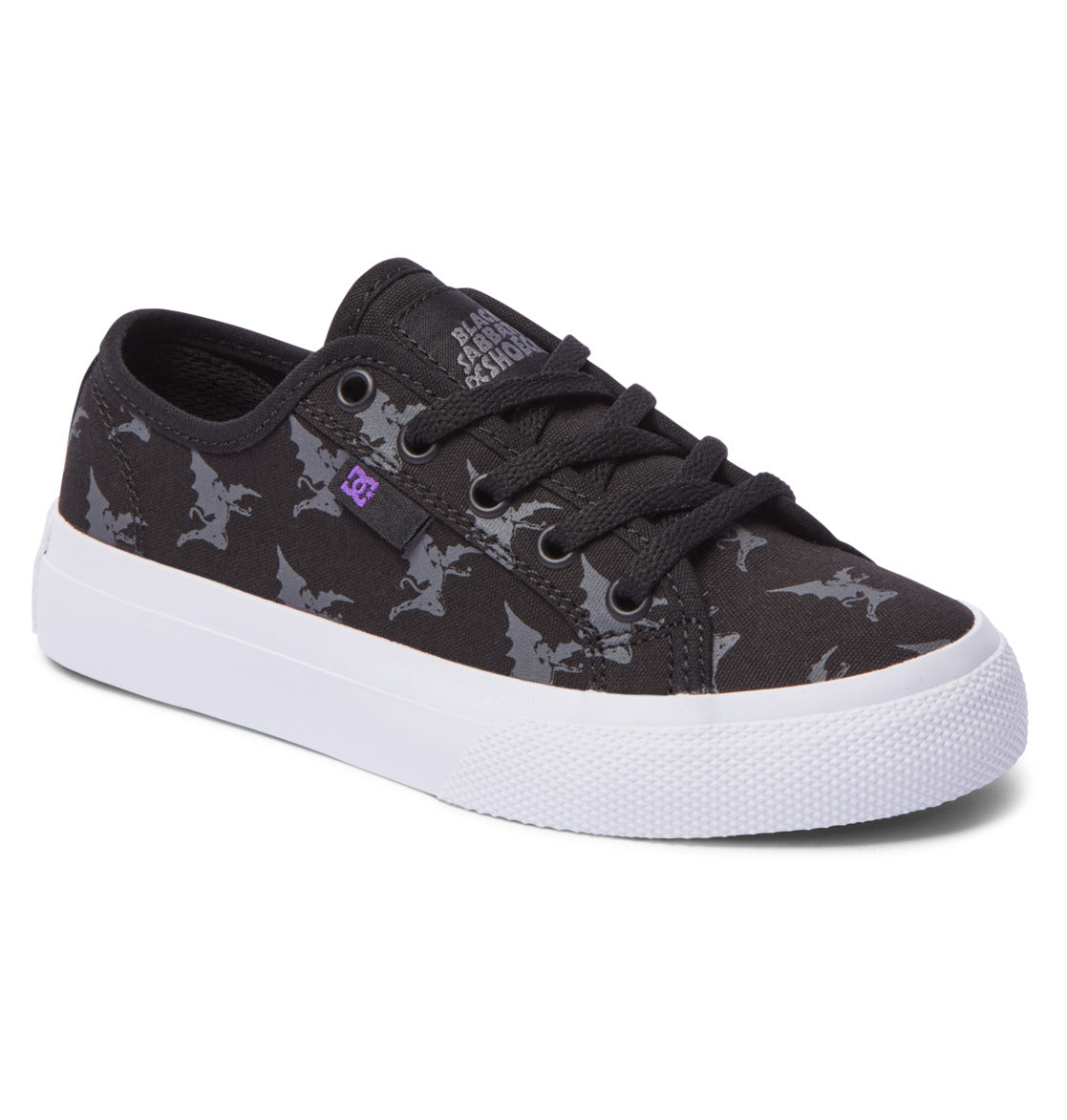 DC Shoes x Black Sabbath 'Manual' Shoes - Black/Black/Grey