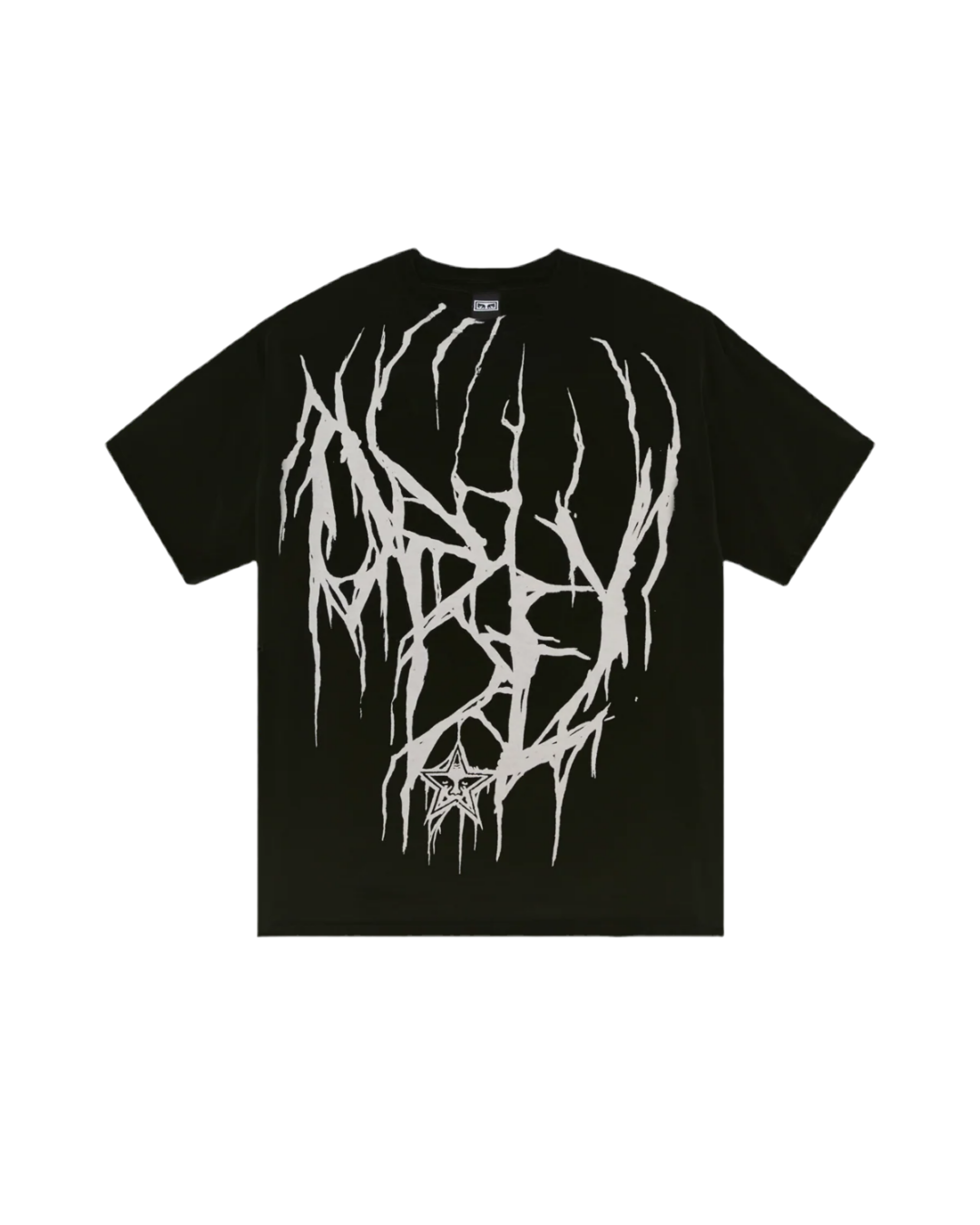Obey 'Death Metal' Oversize Tee - Black