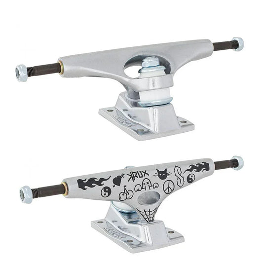 Krux 'K5 Doodle' Trucks - Silver