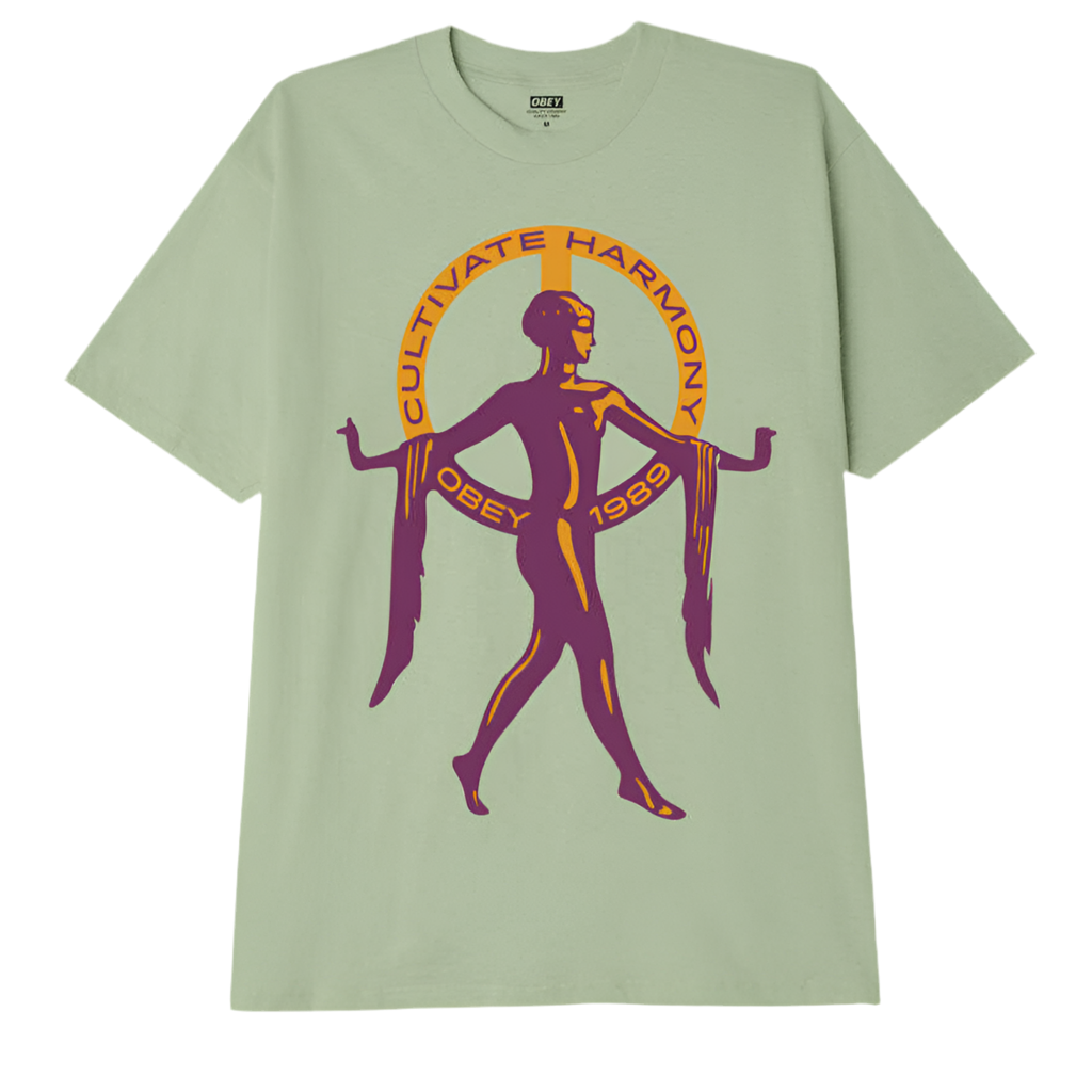 Obey 'Cultivate Harmony' Tee - Cucumber