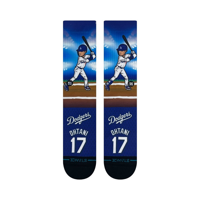 Stance x MLB 'Shohei Othani Show Time 2' Crew Socks - Blue
