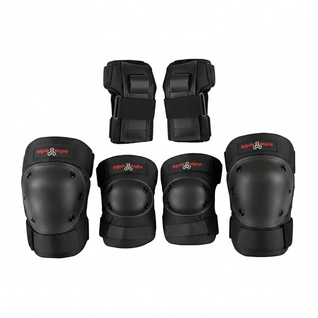 Triple 8 'Saver' Protective Gear - Black (3-Pack)