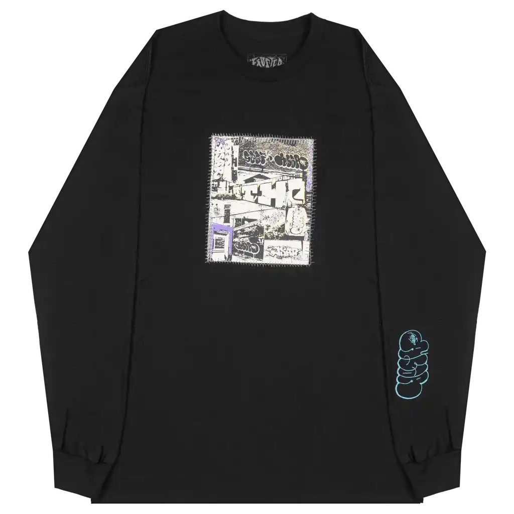 Frosted Skateboards 'Asar Stuff P2' L/S Tee - Black