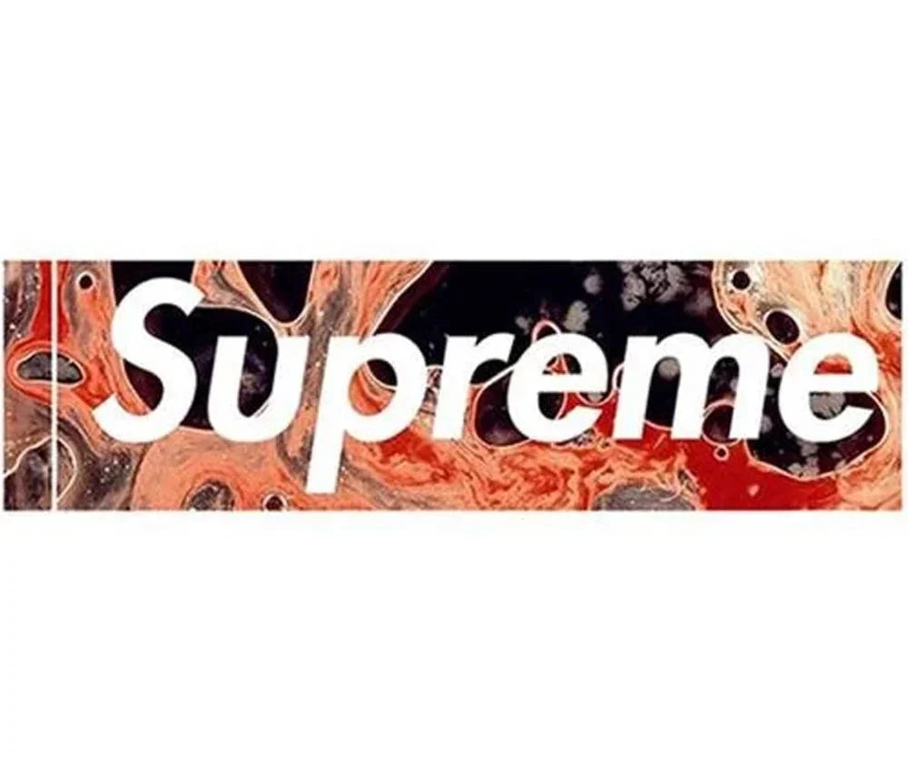 Supreme 'Box Logo' Sticker - Blood & Semen